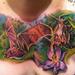 Tattoos - bat inspired chest tattoo by johnny smith - 68424